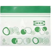 تصویر کیسه زیپ دار ایکیا بسته 25 عددی مدل ISTAD سایز 0.3 لیتر Resealable bag