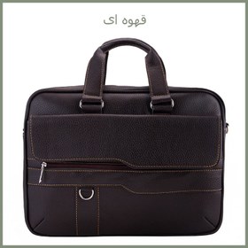 تصویر کیف اداری مدل 2001 - عسلی 
