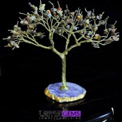 تصویر درخت زندگی ۷ چاکرا بر بستر عقیق 