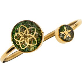 تصویر النگو گرد عقیق سبز دریم کچر 