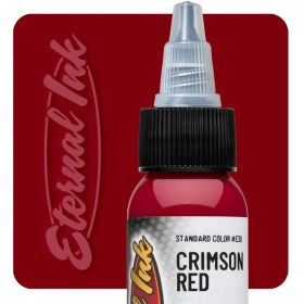 تصویر رنگ تتو اترنال زرشکی Eternal Crimson Red 