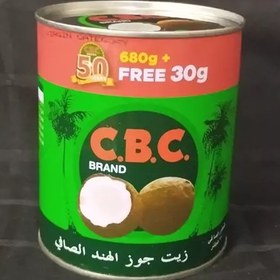 تصویر روغن نارگیل cbc اصل جدید با سی گرم اضافه وزن 