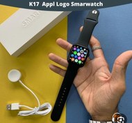 تصویر ساعت هوشمند k17 دارای لوگو اپل و شارژر وایرلس (اورجینال) + هندزفری هدیه و گارانتی یکساله ( حراجی) ا k17 k17