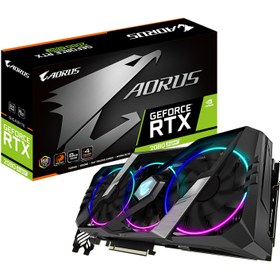 تصویر کارت گرافیک VGA GIGABYTE AORUS GEFORCE RTX 2080 SUPER 8GB STOCK VGA GIGABYTE AORUS GEFORCE RTX 2080 SUPER 8GB STOCK