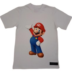 تصویر تی شرت پسرانه مدل ماریو کد KMT-030502 KIKEMO t-shirt for Boy (Mario) code KMT-030502