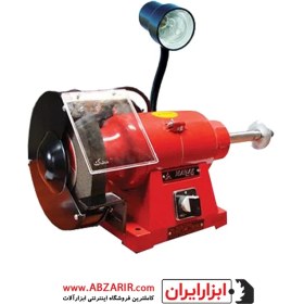 تصویر سنگ پرداخت رومیزی 200 میلی متر محک مدل PGD-200-3/1L Mahak PGD-200-3-1L Bench Grinder