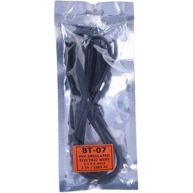 تصویر کابل برق دوپین BT-07 2Pin 1.5m BT-07 2Pin 1.5m Power Cable