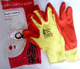 تصویر دستکش ضدبرش ماموت Latex coated gloves