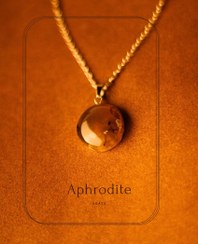 تصویر گردنبند سنگ عقیق زنجیر استیل رنگ ثابت Agate necklace