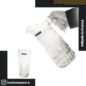 تصویر پارچ و لیوان امپراتور 12080 لومینارک ( پارچ بزرگ 2 لیتر ) - Luminarc Drink Set Imperator - اصل UAE 