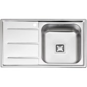 تصویر سینک ظرفشویی توکار ایلیا استیل مدل 4062 Ilya Steel built-in sink 4062