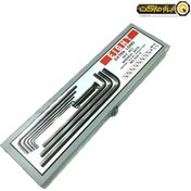 تصویر ست آچار آلن شش گوش ایت فوق بلند اینچی 15 عددی مدل 014-2 