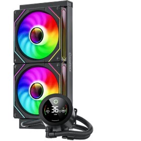 تصویر خنک کننده مایع پردازنده گیم مکس مدل IceBurg 240 Digital CPU Liquid Cooler GameMax IceBurg 240 Digital