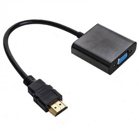 تصویر کابل تبدیل HDMI به VGA + کابل صدا DTECH مدل 30010 