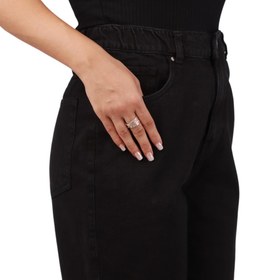 تصویر شلوارک جین ذغالی زنانه ESMARA 