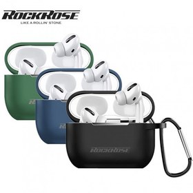 تصویر کاور سیلیکونی ایر پاد پرو اپل AIRPODS PRO برند ROCKROSE FOR APPLE AIRPODS PRO