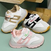 تصویر کتانی بچگانه چراغدار طرح S کد 4022705 