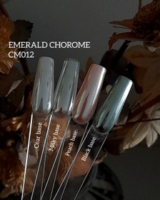تصویر کروم زمردی ۱۱ رنگ - Cm012 Emerald chorome 11 color