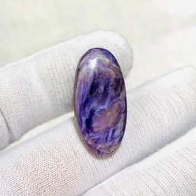 تصویر نگین چاروئيت طبيعى اصل سایز 15*31 میلی‌متر 