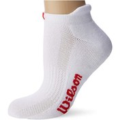 تصویر جوراب تنیس ویلسون زنانه مدل White No Show Sock - ۳ Pair 