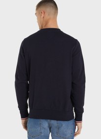 تصویر سویشرت یقه گرد با لوگو برند Tommy Hilfiger Logo Crew Neck Sweatshirt