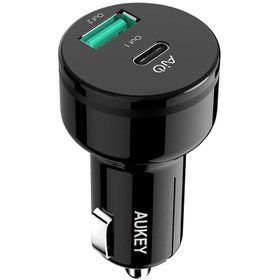 تصویر شارژر فندکی آکی مدل CC-Y9 Aukey CC-Y9 Car Charger