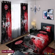 تصویر ست اتاق خواب پسرانه طرح بوگاتی کد BD1578 