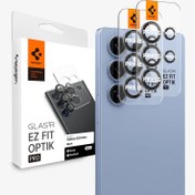 تصویر محافظ لنز دوربین اسپیگن مدل Ez Fit مناسب برای گوشی موبایل سامسونگ S25 Ultra 