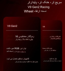 تصویر فرمان بازی PXN V9 gen2 همراه با پدال و دنده RACING WHEEL PXN V9 gen2 900