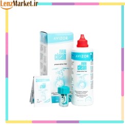 تصویر محلول شست و شو و نگهداری لنز سخت و اسکلرال اورکلین Avizor Ever Clean 