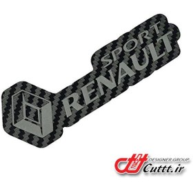 تصویر استیکر چسبی RENAULT SPORT کد 10462 