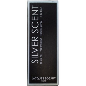 تصویر عطر جیبی مردانه پرستیژ مدل Silver Scent حجم 35 میلی لیتر 