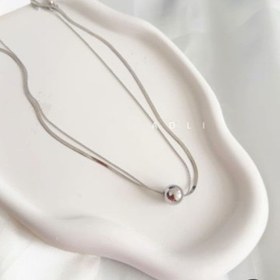 تصویر گردنبند دولاین توپی 