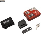 تصویر قفل دیسکی موتورسیکلت یونا مدل پین بزرگ 