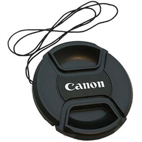 تصویر درب لنز طرح اصلی کانن Canon Lens Cap 52mm 