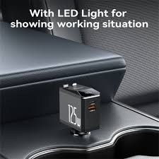 تصویر شارژر فندکی یسیدو yesido y71 125w yesido y71