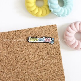 تصویر پین متنی super cool girl - کد126 