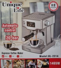 تصویر اسپرسو ساز یونیک لایف مدل UL-2314 unique life Espresso maker