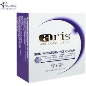 تصویر کرم مرطوب کننده روغن هسته انگور و نارگیل Aris Aris Grape Seed Oil And Coconut Moisturizing Cream 140ml