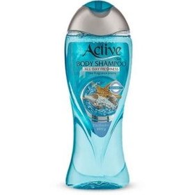 تصویر شامپو بدن مینرال آبی 400 گرمی اکتیو Active Mineral Blue Body Shampoo 400g