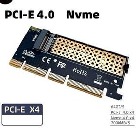 تصویر کارت تبدیل PCIE X4 X8 X16 به M2 SSD NVME 