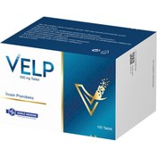 تصویر قرص VELP حاوی 500mg ماده Inosine pranobex ساخت کشور ترکیه 