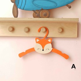 تصویر چوب لباسی مدل روباه 