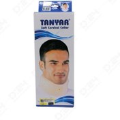 تصویر گردن بند طبی نرم تن یار کد 1010 سایز L Soft medical collar, Tan Yar, code 1010, size L