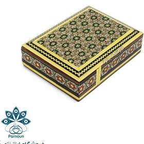 تصویر جعبه پاسور خاتم کاری اصفهان 