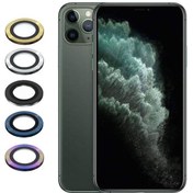 تصویر گلس لنز دوربین رینگی اپل مناسب برای iphone 11 pro/11 pro max 