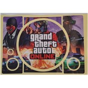 تصویر اسکین پلی استیشن 1 طرح GTA ONLINE Sony PS1 Game Console Skin Sticker GTA ONLINE