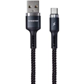 تصویر کابل تبدیل USB به Type-C کینگ استار مدل K325C طول 1 متر ا Kingstar K325C USB To Type-C 1M Kingstar K325C USB To Type-C 1M