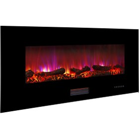 تصویر شومینه برقی LCD طول 120 سانتی متر 120 cm long LCD electric fireplace