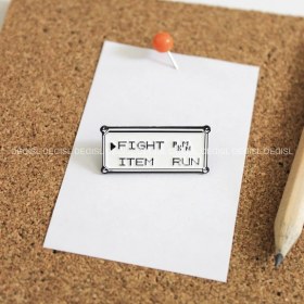 تصویر پین متنی fight item run - کد250 